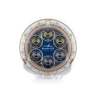 Piranha P12 MK11 - Suitable for boats up to 20m, 65ft - 12/24V - 7200 Lumen - P12-SM-B134X - Bluefin Led